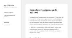 Desktop Screenshot of docafezinho.com.br